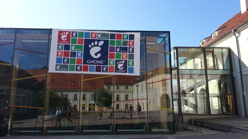 GNOME banner at Faculty of Information Technologies